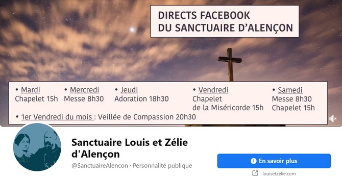 Horaires des offices du sanctuaire Louis et Zélie Martin d'Alençon