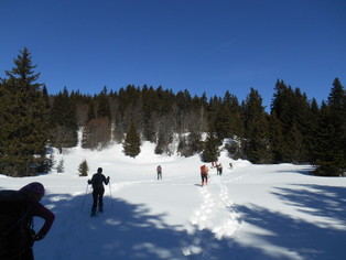 randonnée raquettes dans le vercors